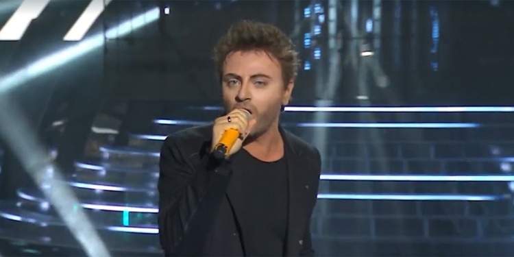 Virginio a Tale e Quale Sanremo 2024 screenshot tv