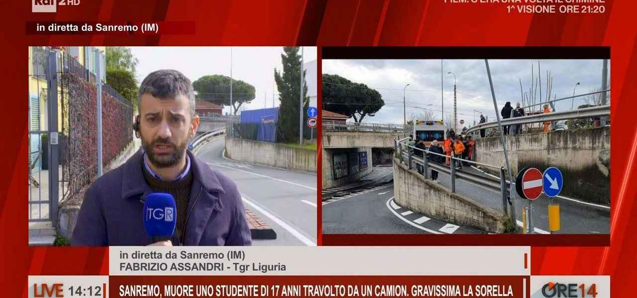 Sanremo, 17enne Morto Schiacciato Da Tir, Gravissima La Sorella ...