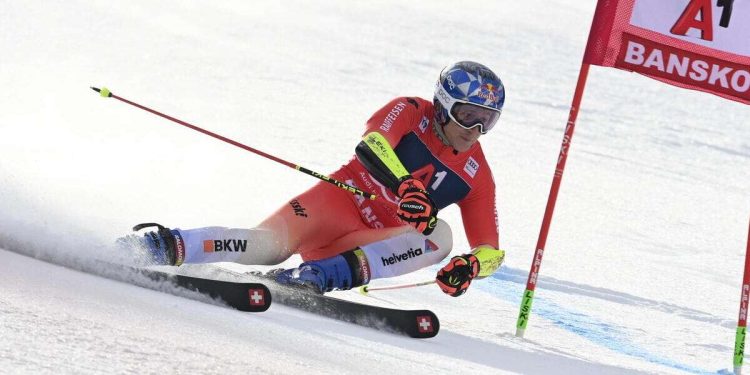 Diretta discesa Saalbach, CdM sci: Marco Odermatt (Foto ANSA)