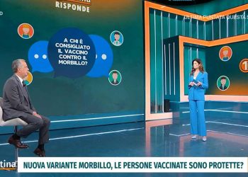 Il prof Alberto Villani a Uno Mattina per parlare del morbillo