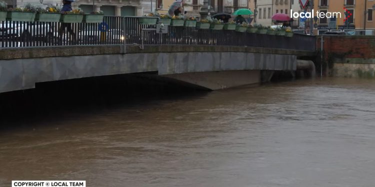 Allerta meteo in Veneto, screen da Local Team