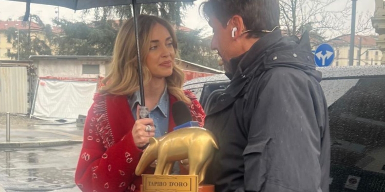 Chiara Ferragni, quarto Tapiro d'oro da Striscia la Notizia