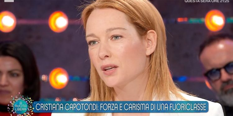 Cristiana Capotondi a Da noi a ruota libera 2024