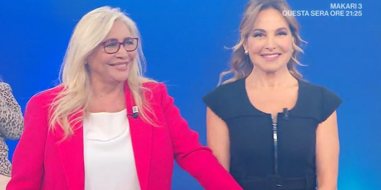 Mara Venier gaffe con Barbara D'Urso a Domenica In 2024