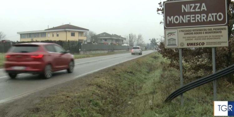 Ingresso di Nizza Monferrato (Foto: Tgr Piemonte)