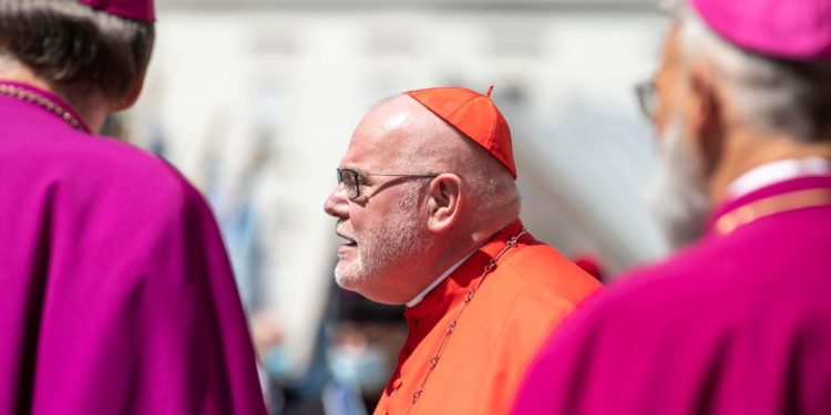 Il cardinale tedesco Reinhard Marx nel 2020 (Ansa)