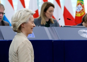 Ursula von der Leyen, presidente della Commissione europea (Ansa)