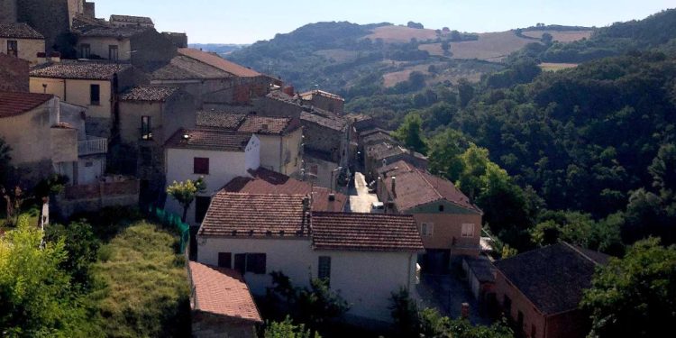 Una veduta di Bonefro, comune della provincia di Campobasso in Molise (Foto 2023: ANSA/Angela Gennaro)