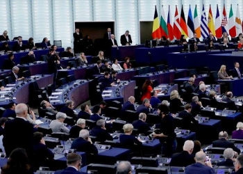 Il parlamento europeo di Strasburgo (Ansa)