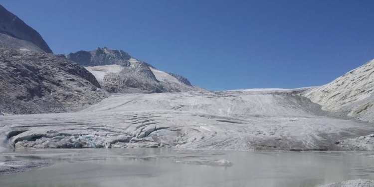 Il ghiacciaio dell'Adamello (Foto di Roberto Ranzi)