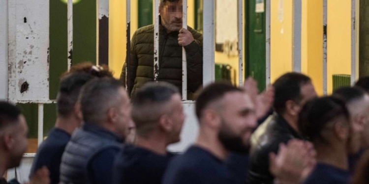 All'interno del Carcere di San Vittore di Milano (Ansa)