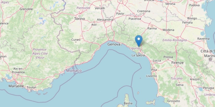 Terremoto a La Spezia, INGV