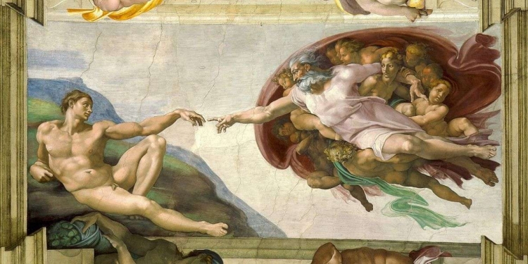 Creazione di Adamo, Cappella Sistina