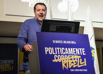 Salvini coi giovani della Lega