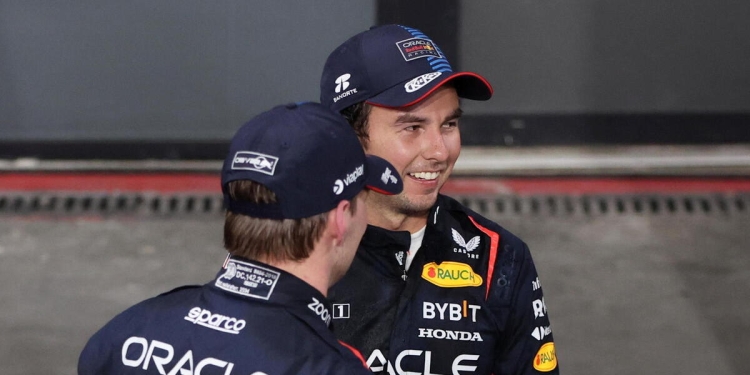 Formula 1 Perez Verstappen