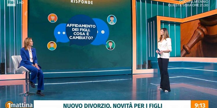 Riforma del divorzio e della separazione a Uno Mattina