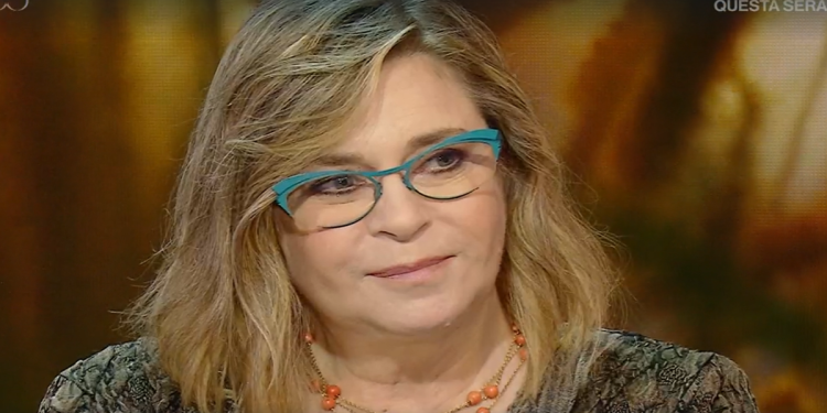 Evelina Nazzari a La Volta Buona (screen da TV)