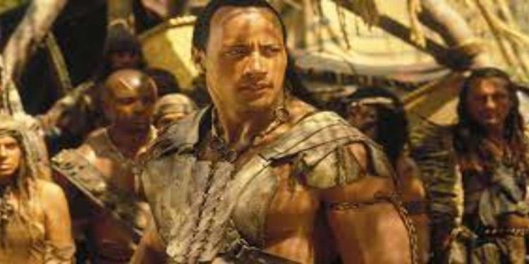 Dwayne Johnson detto The Rock in una scena del film in seconda serata su Italia 1 (Foto Web)