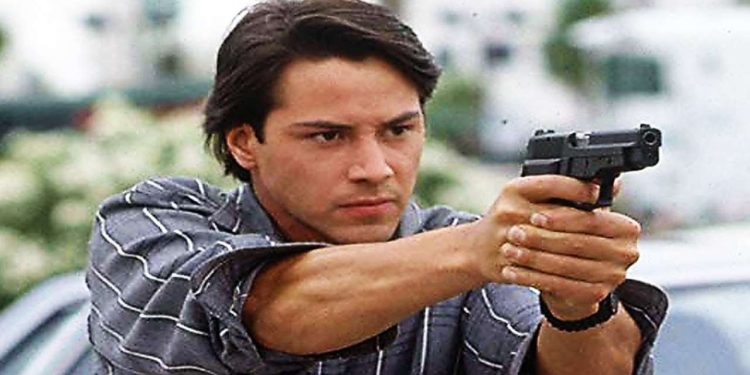 Keanu Reeves in una scena del film in seconda serata su Italia 1 (Foto Web)