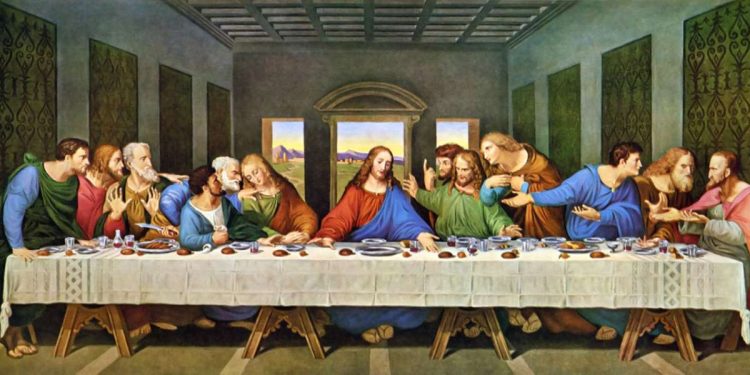 Ultima Cena, di Leonardo da Vinci per il Giovedì Santo (Foto Web)