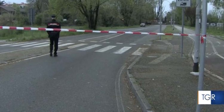 Il luogo dell'omicidio a Cesano Boscone (Foto: Tgr Lombardia)