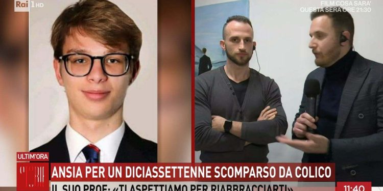 Edoardo Galli, 17enne scomparso. A Storie Italiane un suo prof