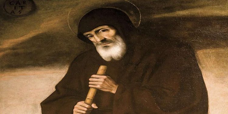 San Francesco da Paola, dipinto di autore ignoto del Complesso Donnaregina (Foto Web)