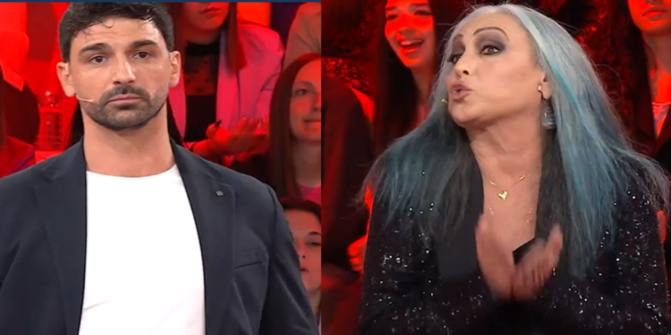 Raimondo Todaro e Alessandra Celentano Amici 2024 serale (screen da TV)