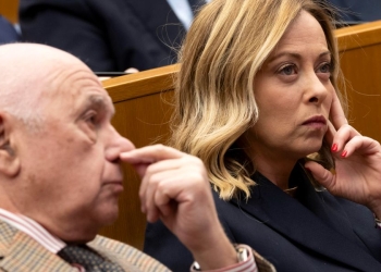 Giorgia Meloni (a d.) con Carlo Nordio (Ansa)