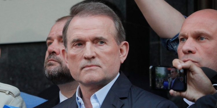 Viktor Medvedchuk (Foto Ansa 2021, EPA/SERGEY DOLZHENKO)