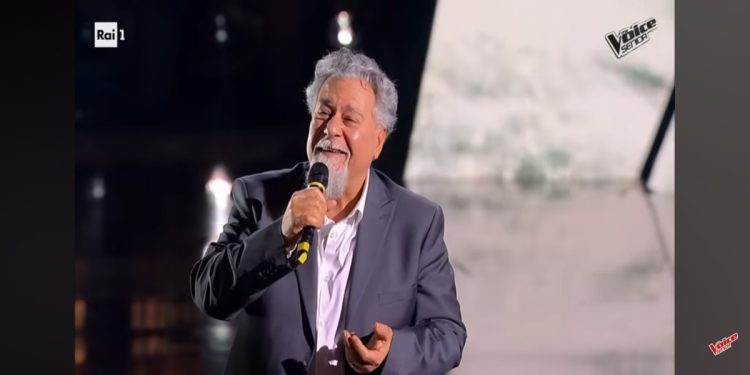 Benito Madonia, finalista The Voice Senior 2024 (foto screenshot YouTube)