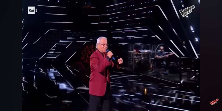 Bartolomeo Iossa The Voice Senior 2024 (foto screenshot YouTube"