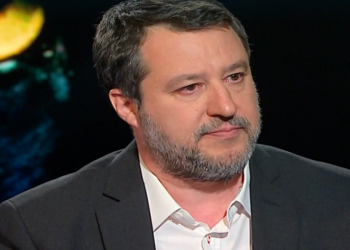 Matteo Salvini a Belve 2024 (screen da TV)