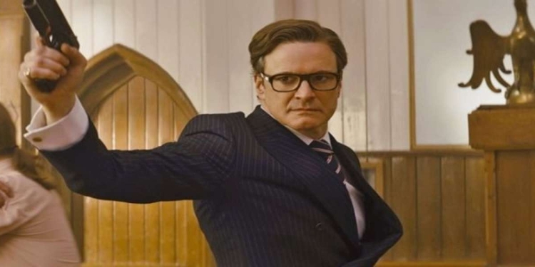 Colin Firth in una scena del film in prima serata su Italia 1 (Foto Web)