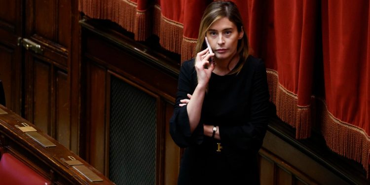 Maria Elena Boschi alla Camera