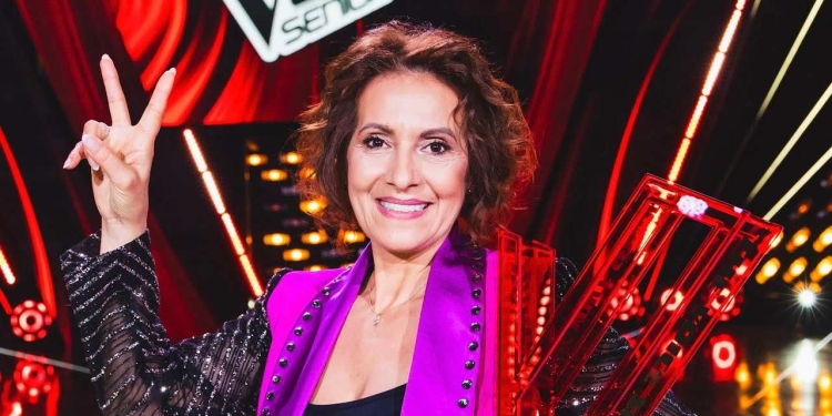 Diana Puddu, screen dal canale Youtube di The Voice Senior