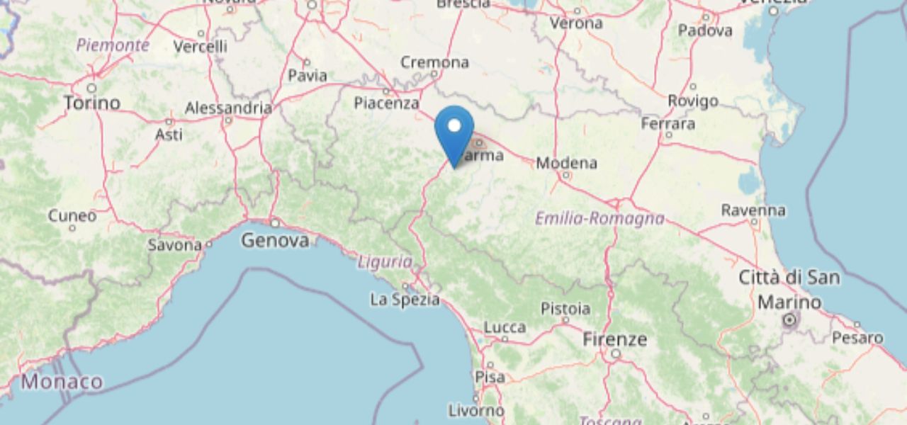 Terremoto oggi Parma