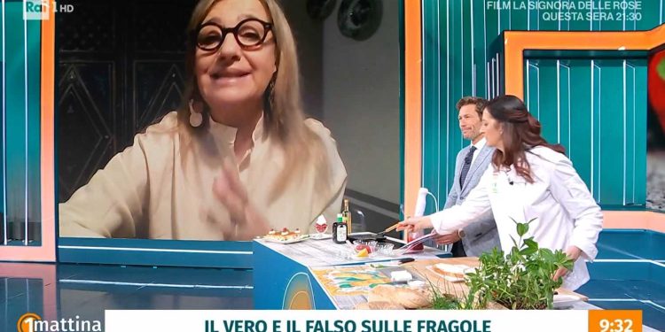 Focus sulle fragole a Uno Mattina