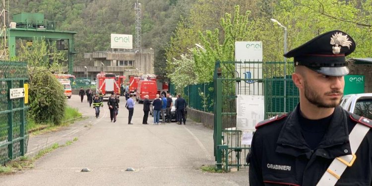 La centrale elettrica di Suviana teatro della tragedia (Ansa)