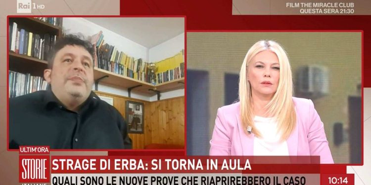 Edoardo Montolli a Storie Italiane sulla strage di Erba