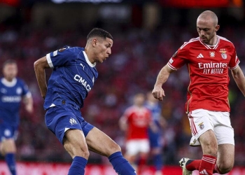 Video Marsiglia Benfica, ritorno quarti Europa League (Foto ANSA)