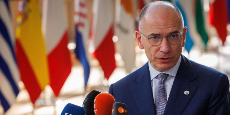 Enrico Letta (Ansa)