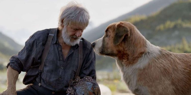 Il richiamo della foresta, una scena del film con Harrison Ford