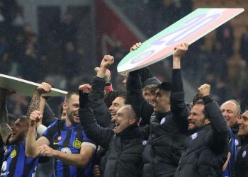 L'Inter ha vinto il 20° scudetto, parte la festa (Foto ANSA)