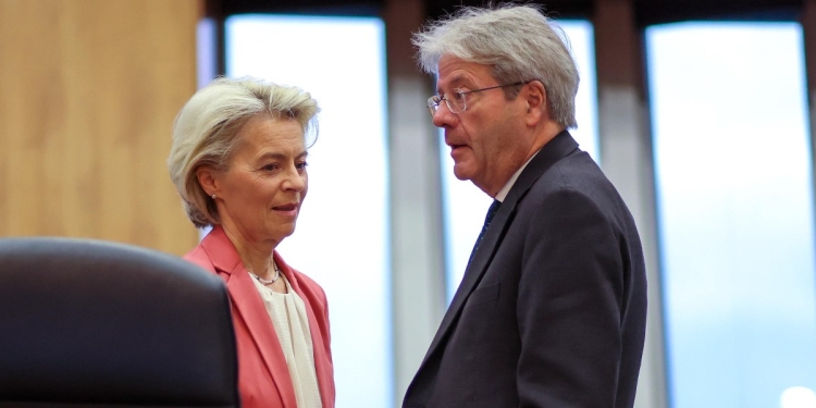 Ue, Von der Leyen e Gentiloni