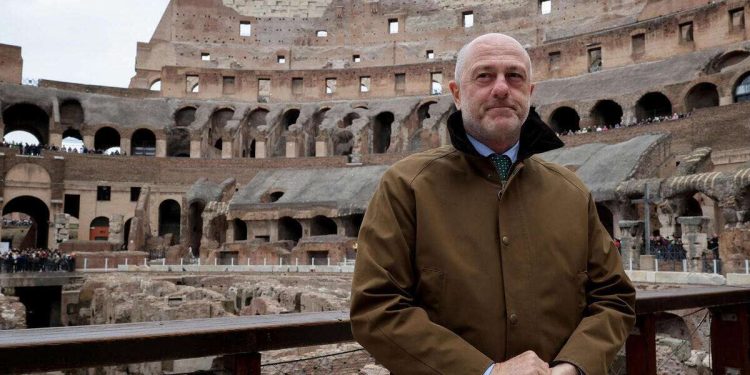 Angelo Binaghi, presidente della Federtennis (Foto ANSA)