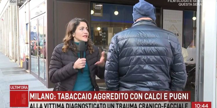 Tabaccaio aggredito a Milano, Storie Italiane