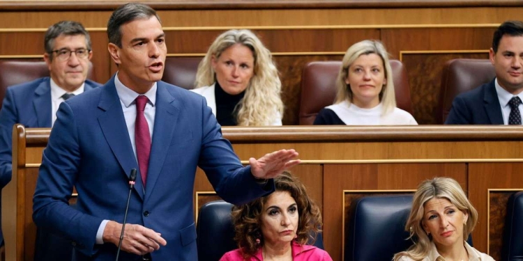 Il Premier spagnolo Pedro Sanchez (Ansa)