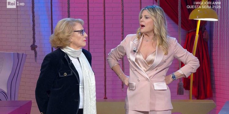 Fioretta Mari e Patrizia Pellegrino a Uno Mattina in Famiglia