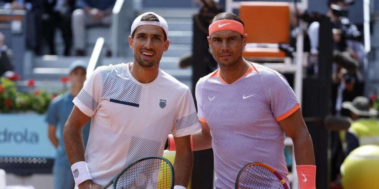 Diretta Madrid Open 2024: Rafa Nadal ha battuto Pedro Cachin (Foto ANSA)